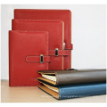 Nloose-Leaf Notebooks Imitation Leather Notebook with Business Pen